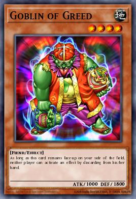 Goblin of Greed Yu-Gi-Oh card