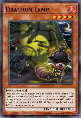 Dracoon Lamp Yu-Gi-Oh card