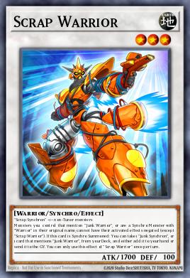 Scrap Warrior Yu-Gi-Oh card