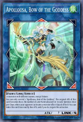 Apollousa, Bow of the Goddess Yu-Gi-Oh card