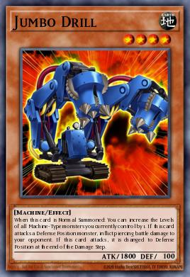 Jumbo Drill Yu-Gi-Oh card