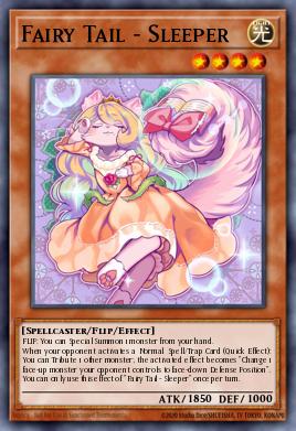 Fairy Tail - Sleeper Yu-Gi-Oh card
