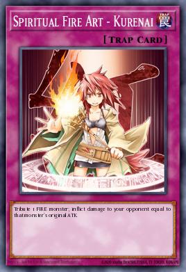 Spiritual Fire Art - Kurenai Yu-Gi-Oh card