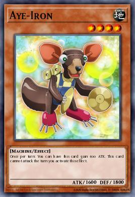 Aye-Iron Yu-Gi-Oh card