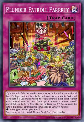Plunder Patroll Parrrty Yu-Gi-Oh card