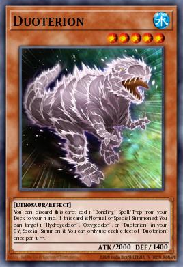 Duoterion Yu-Gi-Oh card