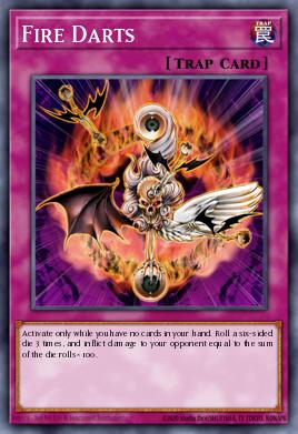 Fire Darts Yu-Gi-Oh card