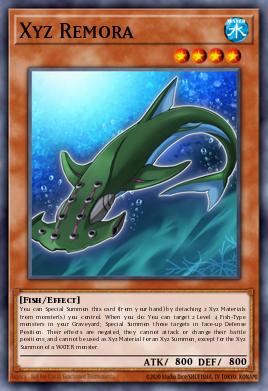 Xyz Remora Yu-Gi-Oh card
