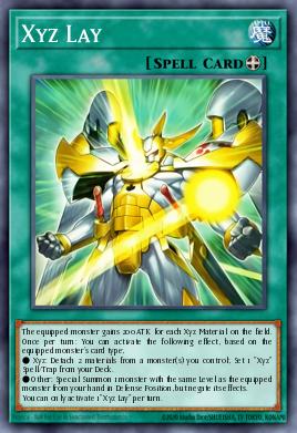 Xyz Lay Yu-Gi-Oh card