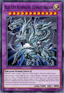 Blue-Eyes Alternative Ultimate Dragon Yu-Gi-Oh card