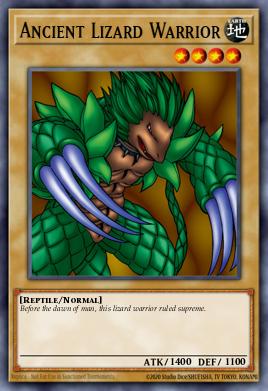 Ancient Lizard Warrior Yu-Gi-Oh card