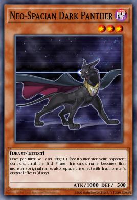 Neo-Spacian Dark Panther Yu-Gi-Oh card