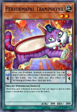 Performapal Trampolynx Yu-Gi-Oh card