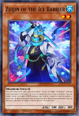 Zuijin of the Ice Barrier Yu-Gi-Oh card