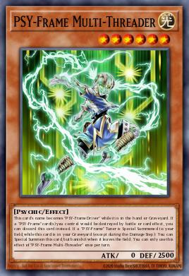 PSY-Frame Multi-Threader Yu-Gi-Oh card