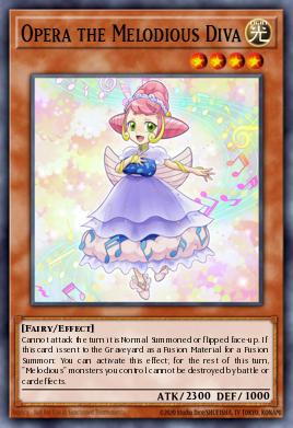 Opera the Melodious Diva Yu-Gi-Oh card