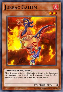 Jurrac Gallim Yu-Gi-Oh card