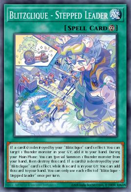 Blitzclique - Stepped Leader Yu-Gi-Oh card