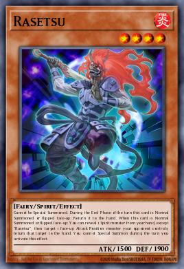 Rasetsu Yu-Gi-Oh card