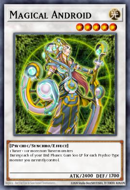 Magical Android Yu-Gi-Oh card