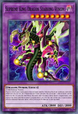 Supreme King Dragon Starving Venom Yu-Gi-Oh card