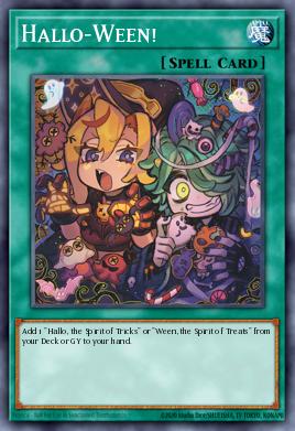 Hallo-Ween! Yu-Gi-Oh card