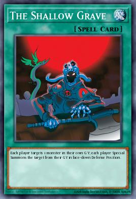 The Shallow Grave Yu-Gi-Oh card