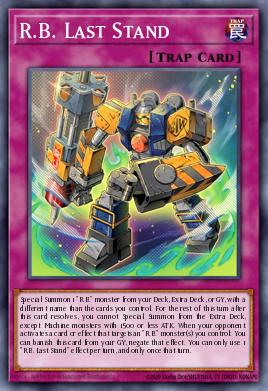 R.B. Last Stand Yu-Gi-Oh card
