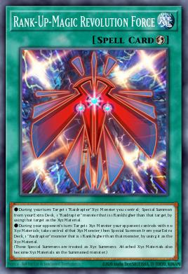Rank-Up-Magic Revolution Force Yu-Gi-Oh card