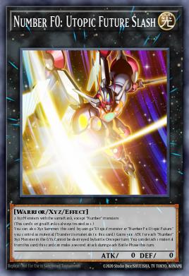 Number F0: Utopic Future Slash Yu-Gi-Oh card