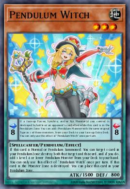 Pendulum Witch Yu-Gi-Oh card