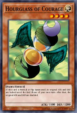 Hourglass of Courage Yu-Gi-Oh card