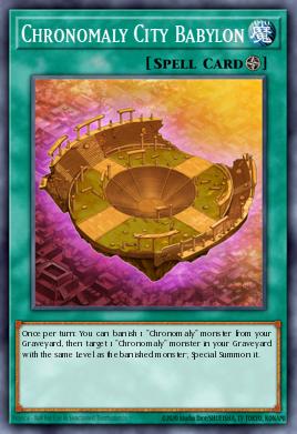 Chronomaly City Babylon Yu-Gi-Oh card