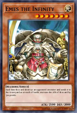 Emes the Infinity Yu-Gi-Oh card