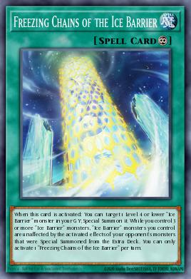 Freezing Chains of the Ice Barrier Yu-Gi-Oh card