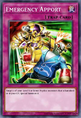 Emergency Apport Yu-Gi-Oh card