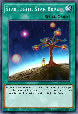 Star Light, Star Bright Yu-Gi-Oh card