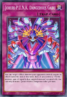 Joruri-P.U.N.K. Dangerous Gabu Yu-Gi-Oh card