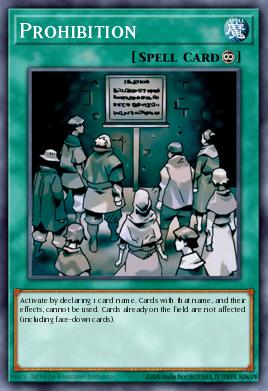 Prohibition Yu-Gi-Oh card
