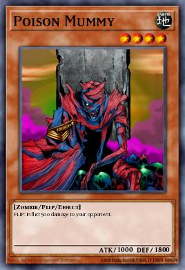 Poison Mummy Yu-Gi-Oh card