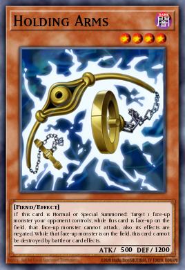 Holding Arms Yu-Gi-Oh card