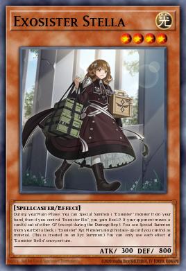 Exosister Stella Yu-Gi-Oh card