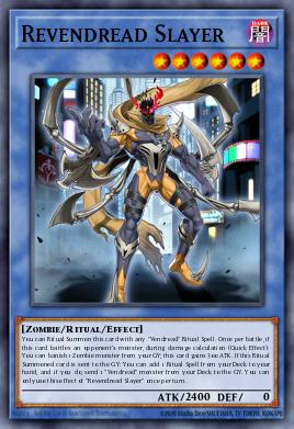 Revendread Slayer Yu-Gi-Oh card