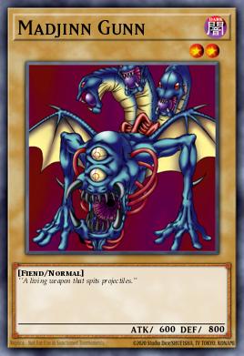 Madjinn Gunn Yu-Gi-Oh card