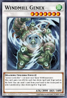 Windmill Genex Yu-Gi-Oh card