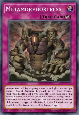 Metamorphortress Yu-Gi-Oh card