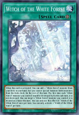 Witch of the White Forest Yu-Gi-Oh card