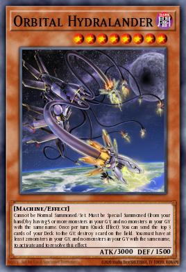 Orbital Hydralander Yu-Gi-Oh card