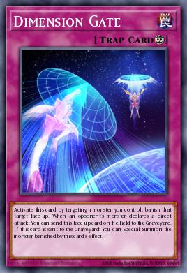 Dimension Gate Yu-Gi-Oh card