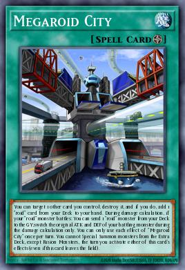 Megaroid City Yu-Gi-Oh card